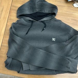 Vintage DC skater striped hoodie